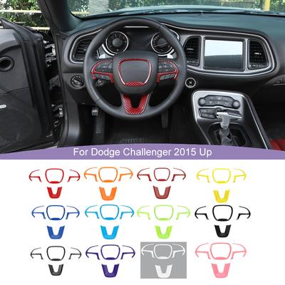 ABS Dekorácia Volantu Kryt Ozdoba Nálepka Vhodná Pre Dodge Challenger/Dodge Charger / Dodge Durango 2015+ Doplnky Interiéru Auta