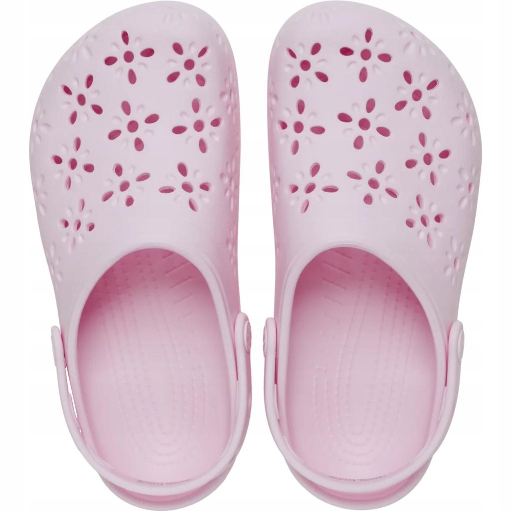 Crocs Classic Floral Cut Out Clog  210927 |M9 I Eu 42-43 I W11| Pink Milk