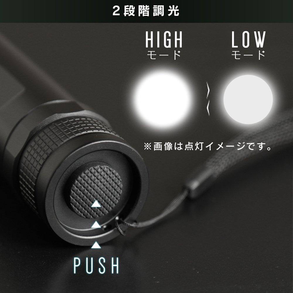 Iris Ohyama LED Handheld Flashlight with Zoom 500 Latest Emergency Preparedness Tool for Camping and Mountaineering LWK-500Z Flashlight, Function,