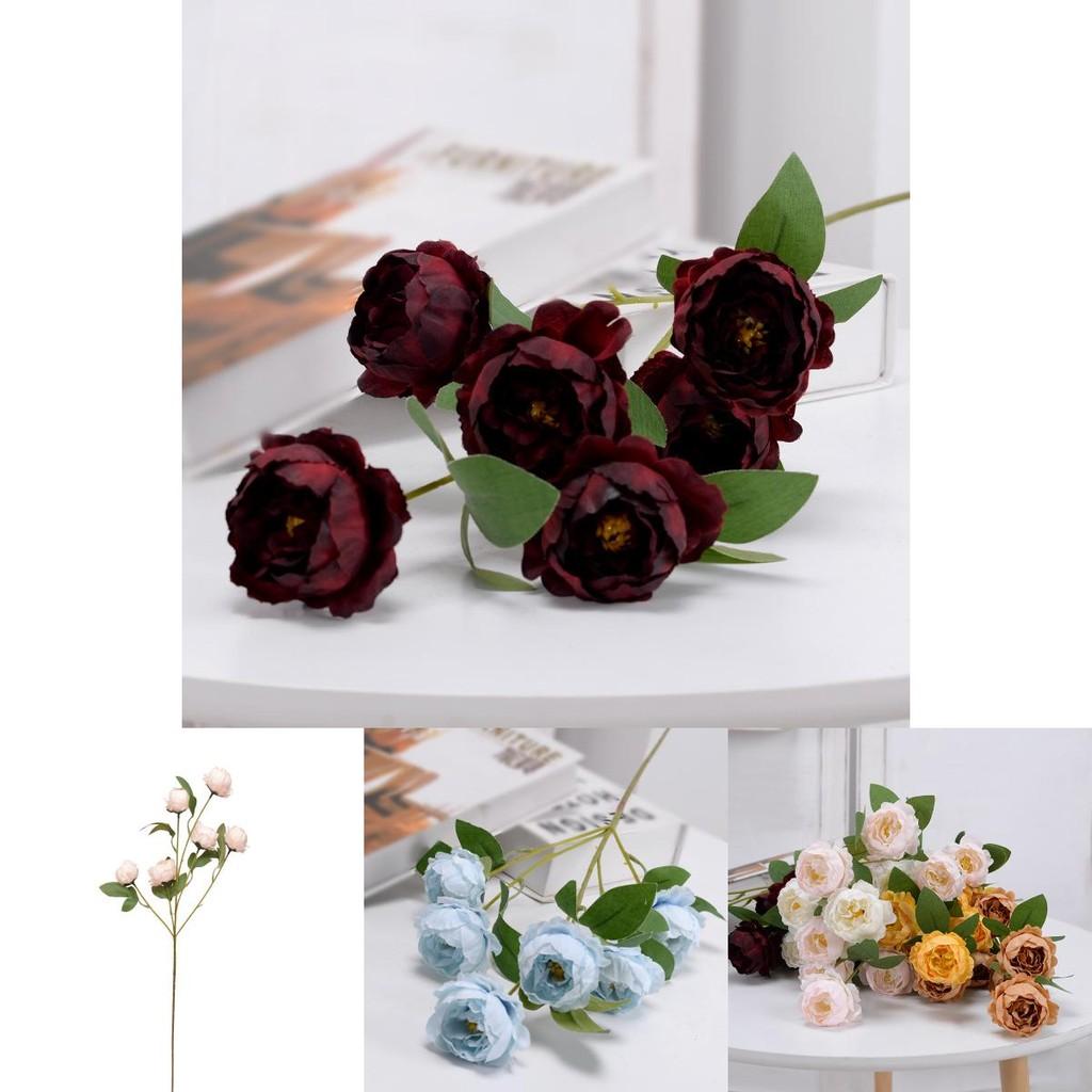 Premium Silk Paeonia Suffruticosa Artificial Flowers For Home Decor And Special Occasion Events