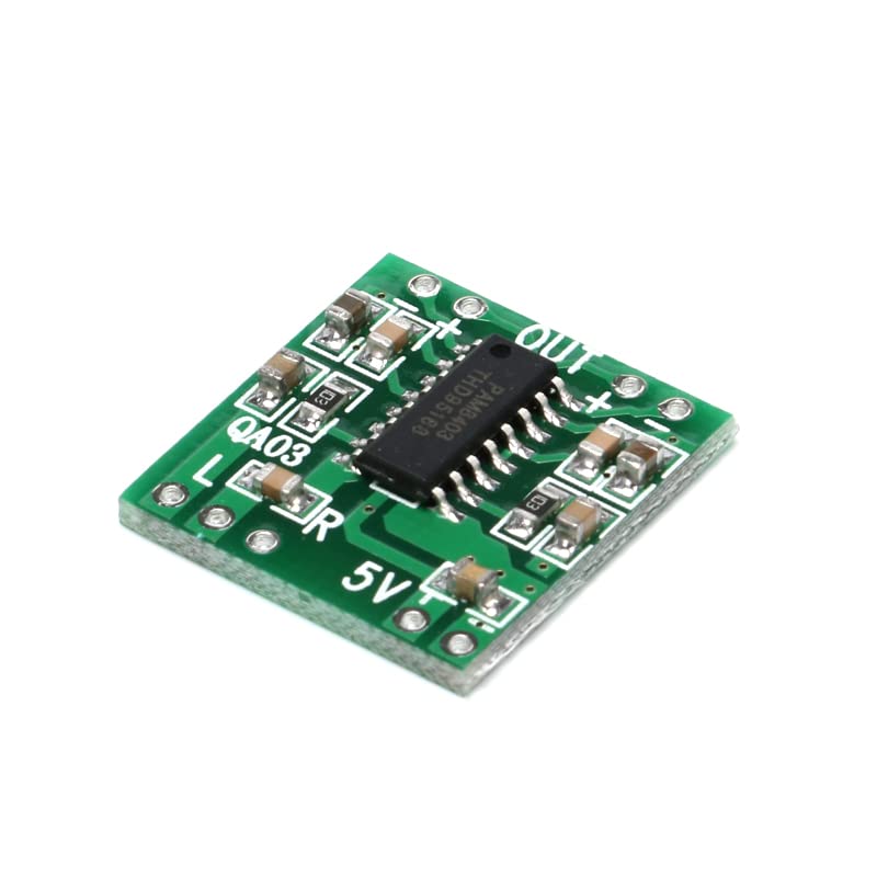 20 Pcs PAM8403 Amplifier Board 2X 3W Super Mini Digital Power Amplifier Board Class D Audio Speaker Sound Board Amplificador Volume Control 2.5V to