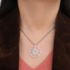 Large Octagram Necklace Stainless Steel 8 Point Star of Ishtar Innana Venus Charm Pendant Hellenic Jewelry