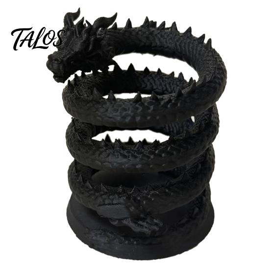 Pen Holder 3D Printed Dragon Holder, Mystical Fantasy Pencil Desk Accessory for Students Cup, Desktop Makeup Brush Home, Office Marker