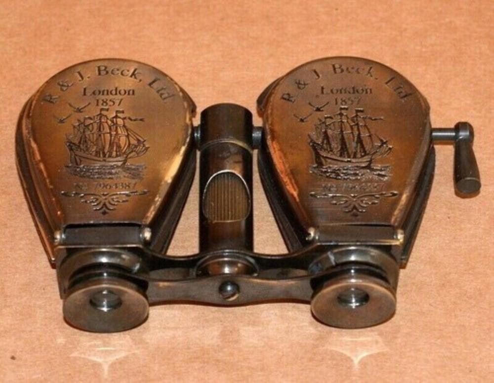 Antikes Messing Fernglas Maritim Vintage Geschenk Nautisches Monokular Teleskop Geschenke