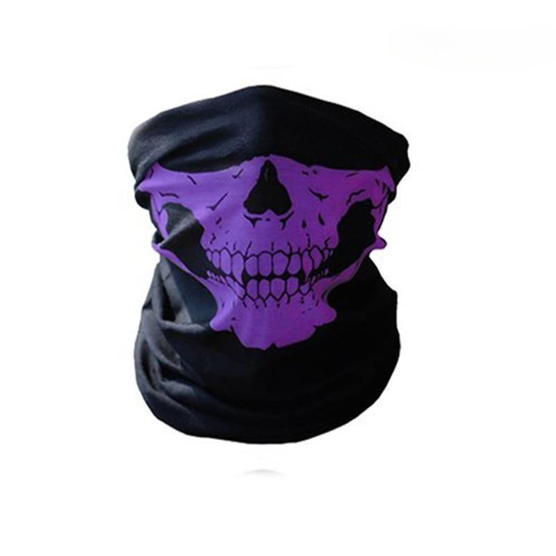 Multi-functional eight Color Skull Bandana Helmet Camping Halloween Neck Face Mask Paintball Ski Sport Headband Hiking Scarves