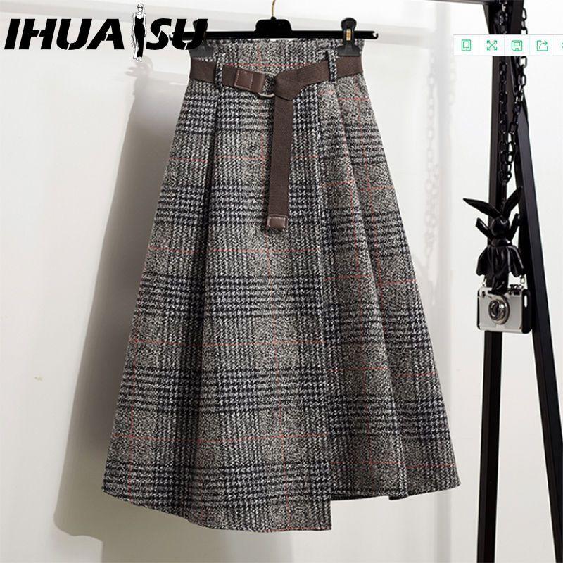 

IHUASU Женская Модная Повседневная Летняя Весенняя Юбка XXL