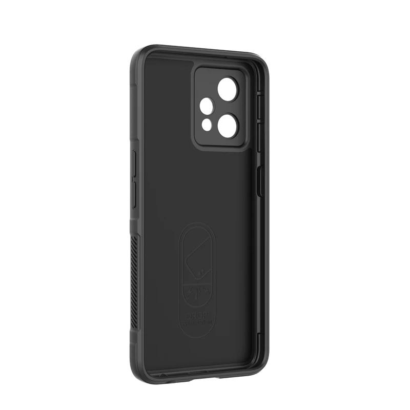 Case For OPPO Realme 9 4g Back Cover Phone Case Liquid Silicone Anti-fall Shockproof Armor Cases Funda Coque