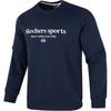 Colorful Casual Series Letter Round Neck Pullover Sweatshirt Men Sweatshirt Navy-Blue L423M003-002Z