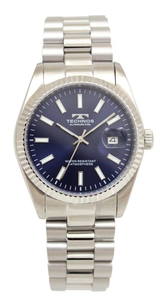 Date Watch T9C25SN Silver [Technos] Men's