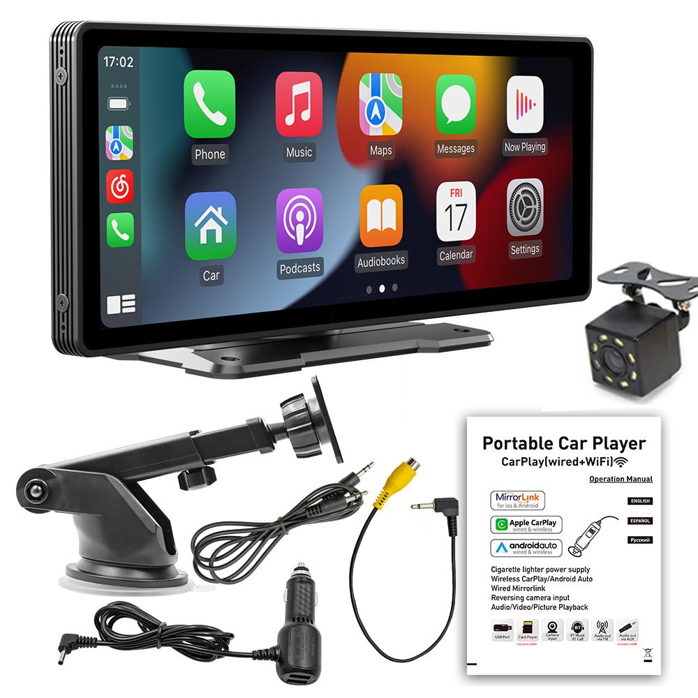 Car Radio Wireless Carplay & Android Auto 10.26inch Touch Screen Multimedia Bluetooth USB TF FM Radio Autoradio MP5 Player
