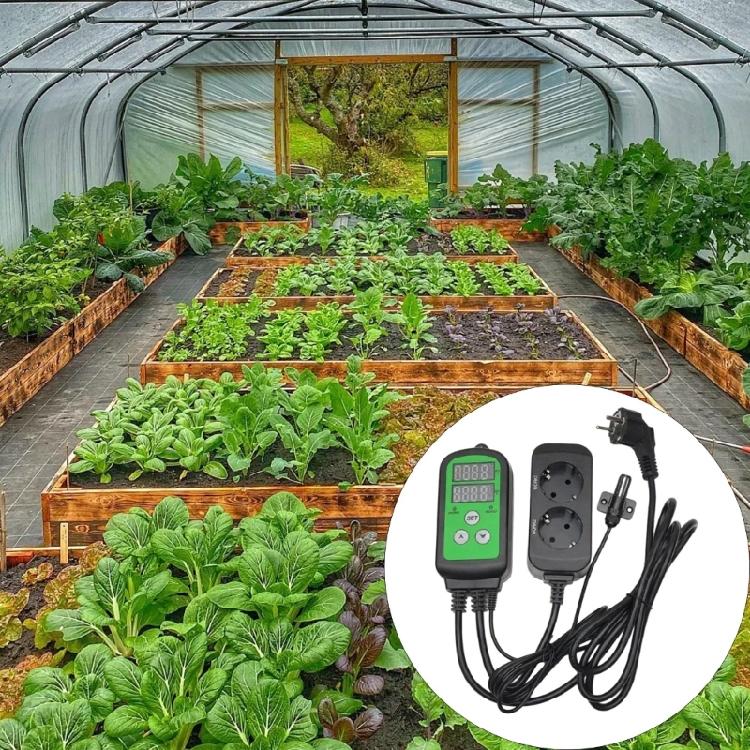 2000W 220V Adjustable Humidness Control System with LCD Screen Precise Measurement Suitable for Hydroponics Fermentation