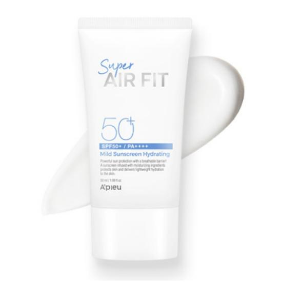 A’PIEU Super Air Fit Mild Sunscreen Waterful SPF50+ PA++++ Hydrating Lightweight Sun Cream