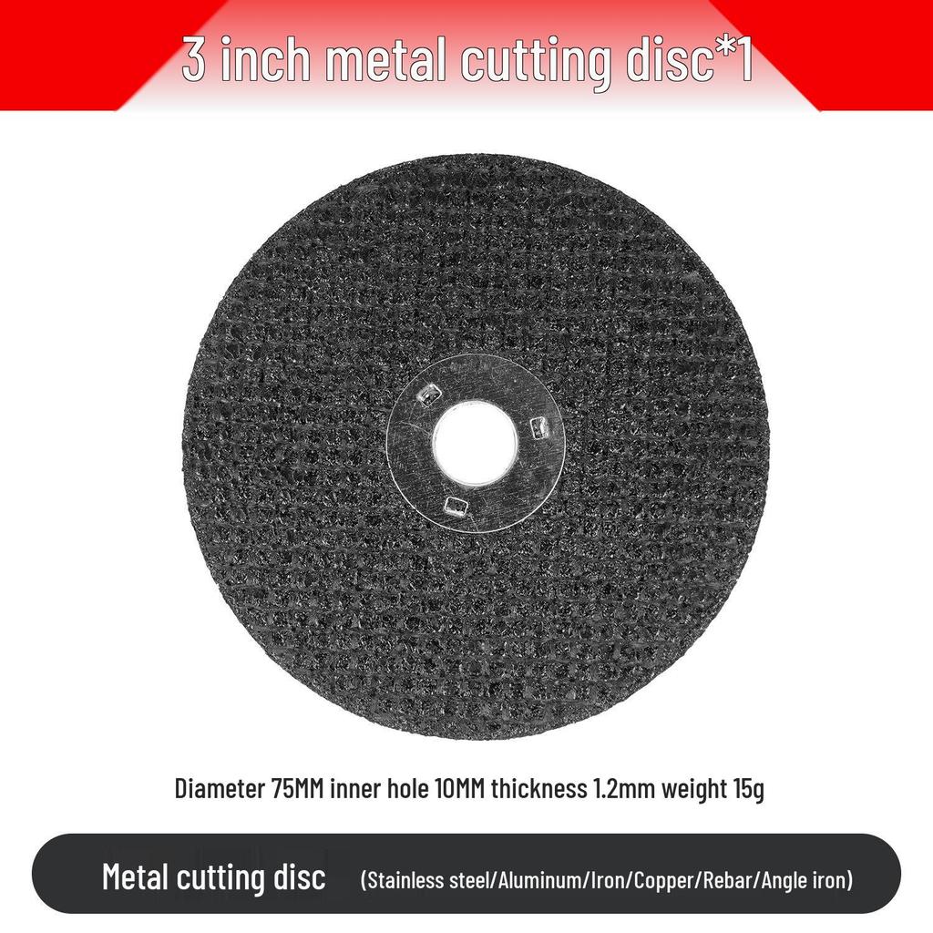 Mini 3-Inch Cutting Disc: 75mm Angle Grinder Blade for Tile, Wood, Metal