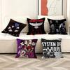 Heavy Metal Band S-System Of A Down Personalized Picture Text Home Decorative Pillows Household Gifts 45x45cm