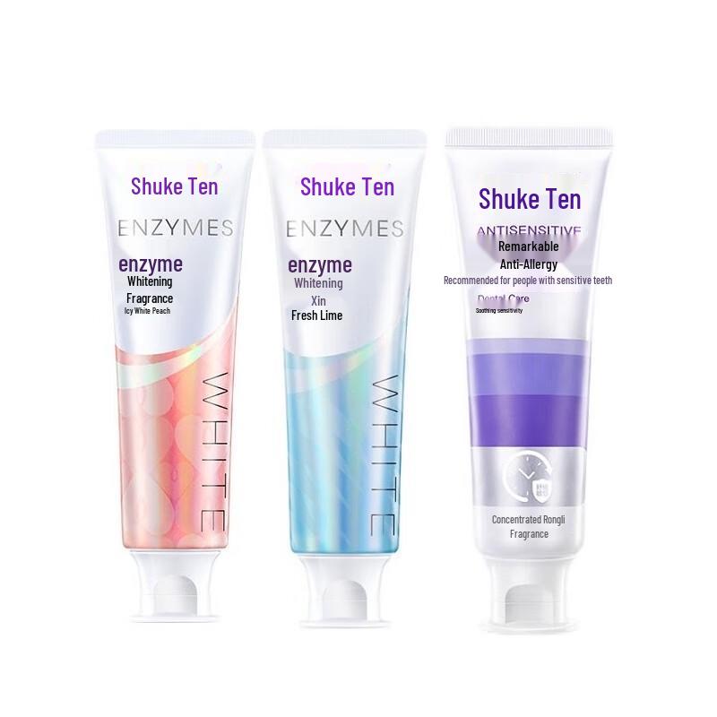 

Shuke Whitening & Anti-Sensitive Enzyme Toothpaste 3-Tube Set