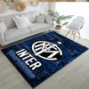 Inter Milan Customized Name Area Rug Design for Entryway Hallway Bedrooms Study room Anti-slip Rug Office home decor Perfect Gift for Women/Men
