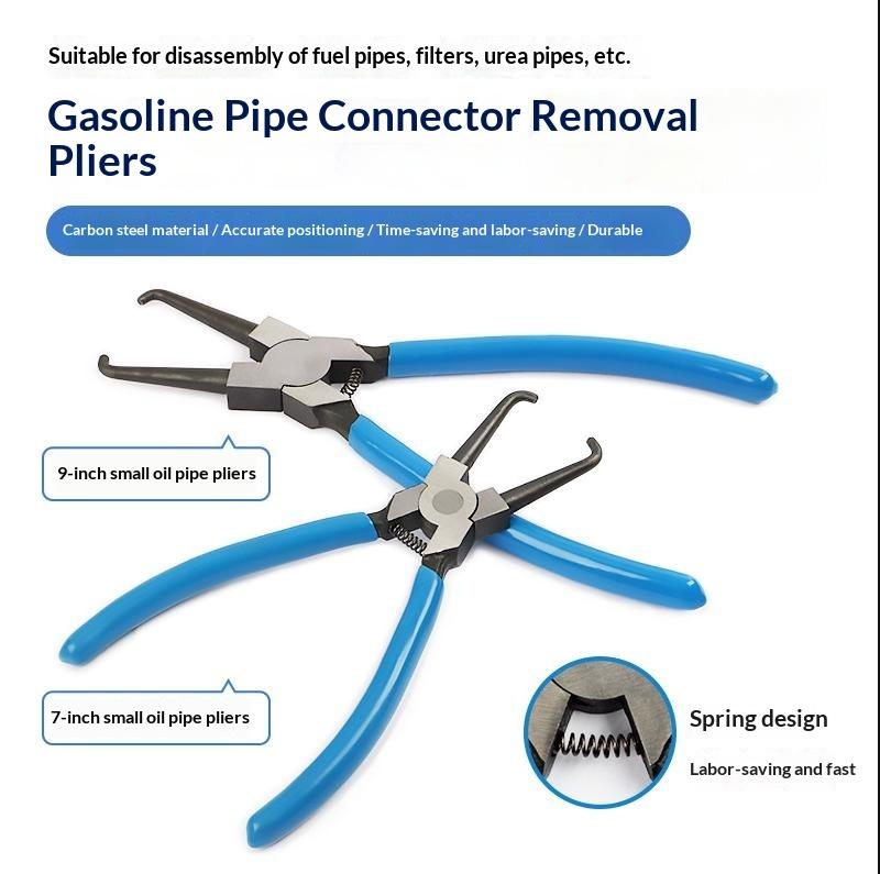 Anti-slip Joint Clamping Pliers 1Pcs Blue Portable Quick Filter Removal Oil Line Clamp for Outdoor Car Emergency Fix