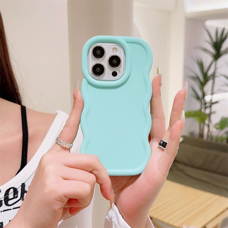 Case Cover for Xiaomi Redmi 13 Pro 5G 12 4G 8 10 13 Pro Plus 9S Redmi 14C 13 12C 9C 10C 13C Wave Couple Candy Color Soft Funda