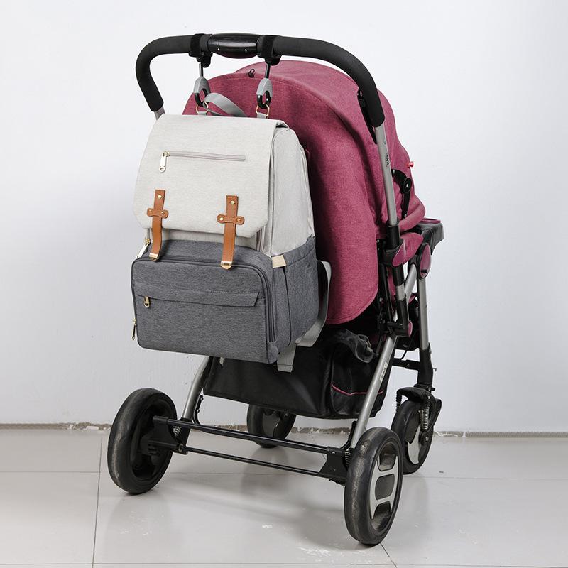Multi-Functional Lightweight Mommy Bag: Large Capacity with USB Port, Changing Pad, and Portable Mother-Baby Storage for Hospital.