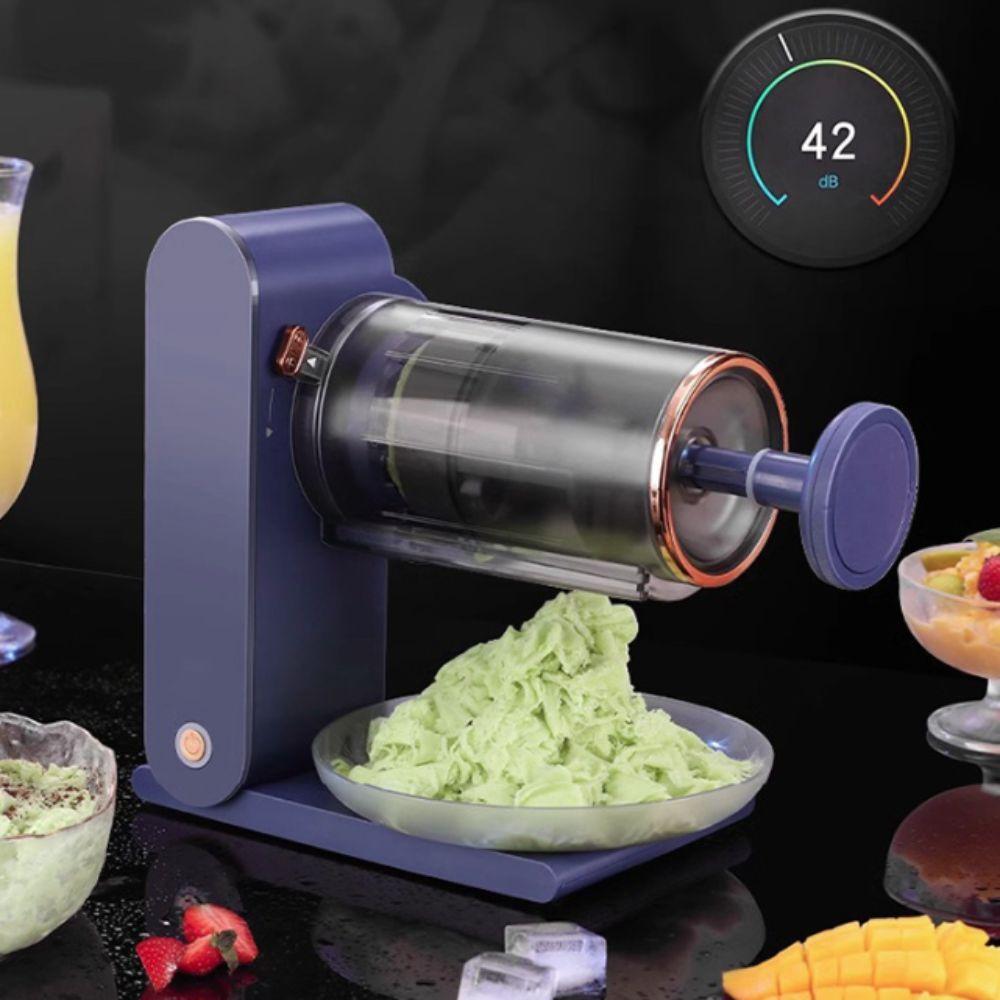 Wireless Ice Crushing Machine with Tray Ice Shaver Multi-purpose Ice Crusher  Drink Shop
