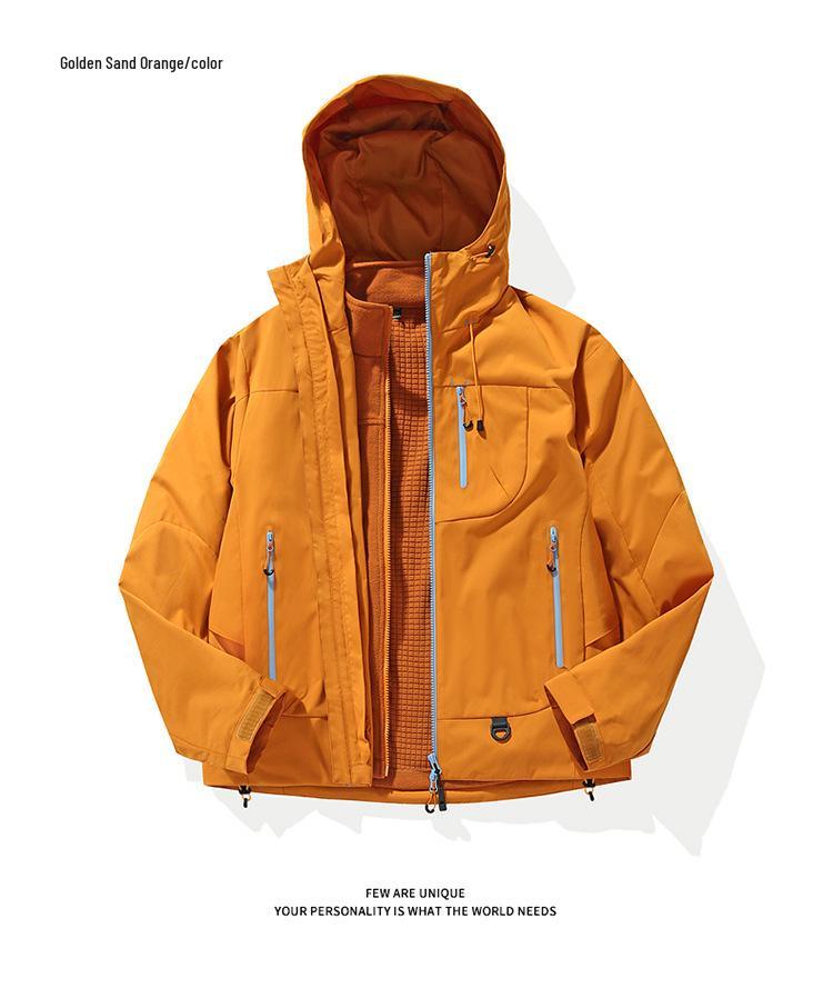 Outdoor Assault Jacket: Warm Waterproof/Windproof 3-in-1 Unisex Mountaineering Coat for Autumn/Winter