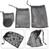Golf Mesh Bags Small Sports Ball Net Bag Drawstring Pouch Nylon Mesh Bag Convenient Storage Organizer Golf Accessories