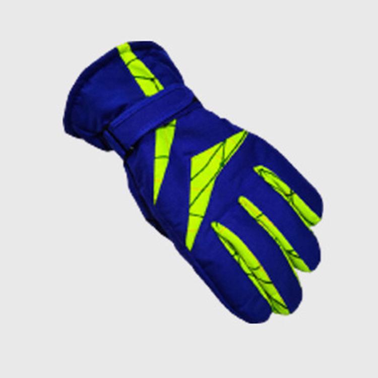 Spot Reflective Men's Winter Ski Gloves - Thick Cold-Proof Outdoor Sports Gear
