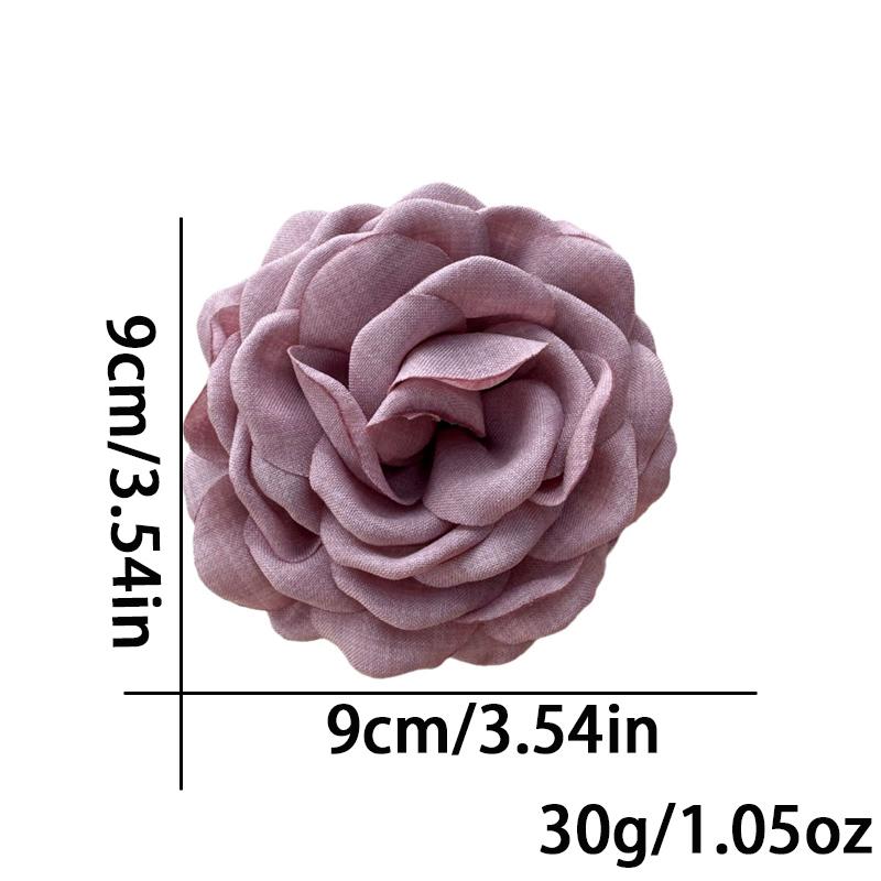 1/2/6pcs Stereoscopic Rose Flower Hair Clip Fpr Women Elegant Back of The Head Hair Shark Clip able Girl Hair Accessories