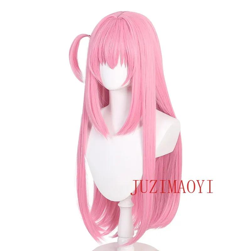 Anime Bocchi The Rock Hitori Gotoh Cosplay Pruik Rechte Roze Pruik Cosplay Pruiken Hittebestendige Synthetische Pruiken 1pc