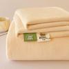 Luxurious Velvet Bed Sheet – Thick, Solid Color, for 1.5m/1.8m Beds, Ideal for Autumn/Winter