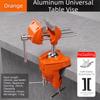Precision Casting Mini Bench Vise Swivel Table Vise  Clamping and Processing Small Workpieces