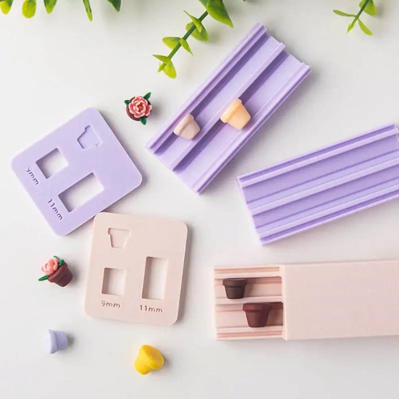 Weiche Ton Polymer Clay Blumentopf Perlenroller DIY Blumentopf Tonform Tonperlenherstellung Für Ohrringe Anhänger Schmuckherstellung