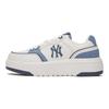 New York Yankees Pantofi Confortabili Rezistenți la Alunecare Rezistenți la Abraziune Joși pentru Skateboard Unisex Alb Ciano 3ASXD015N-50NYS