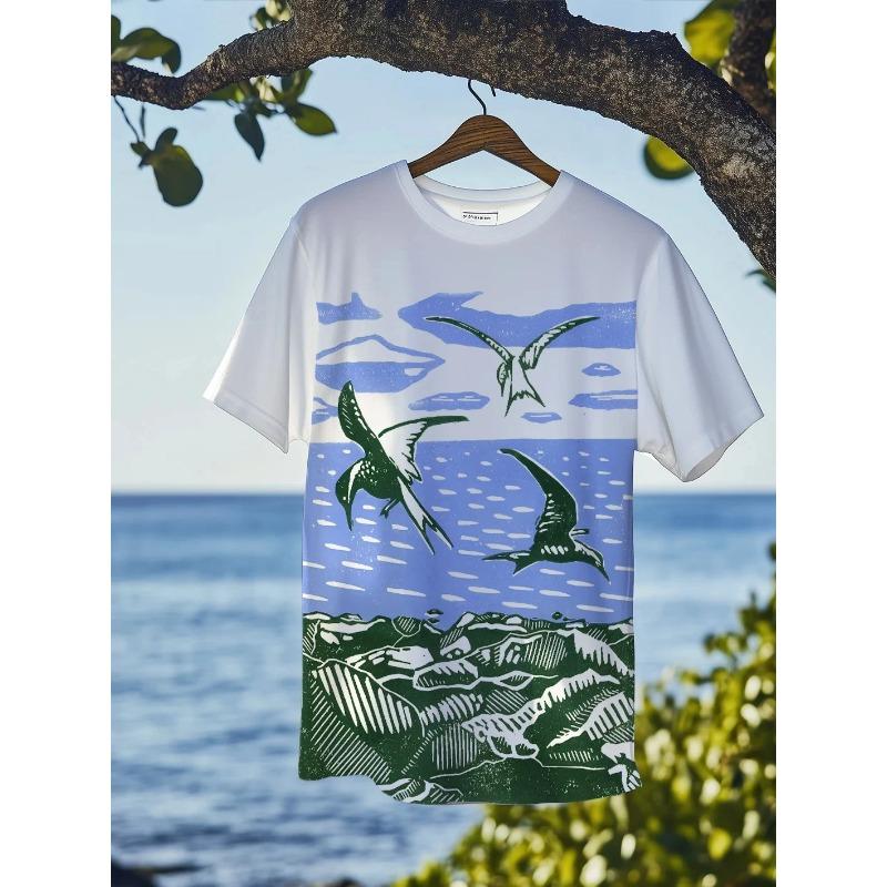 Letní zábava pánská a dámská móda abstraktní zvíře kotě prase potisk tričko ležérní kulatý výstřih tričko