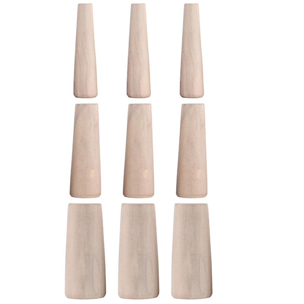 9pcs Safety Wooden Plug Stops Emergency Leaks Accessory for Marine Boat Yacht Sailing Fishing