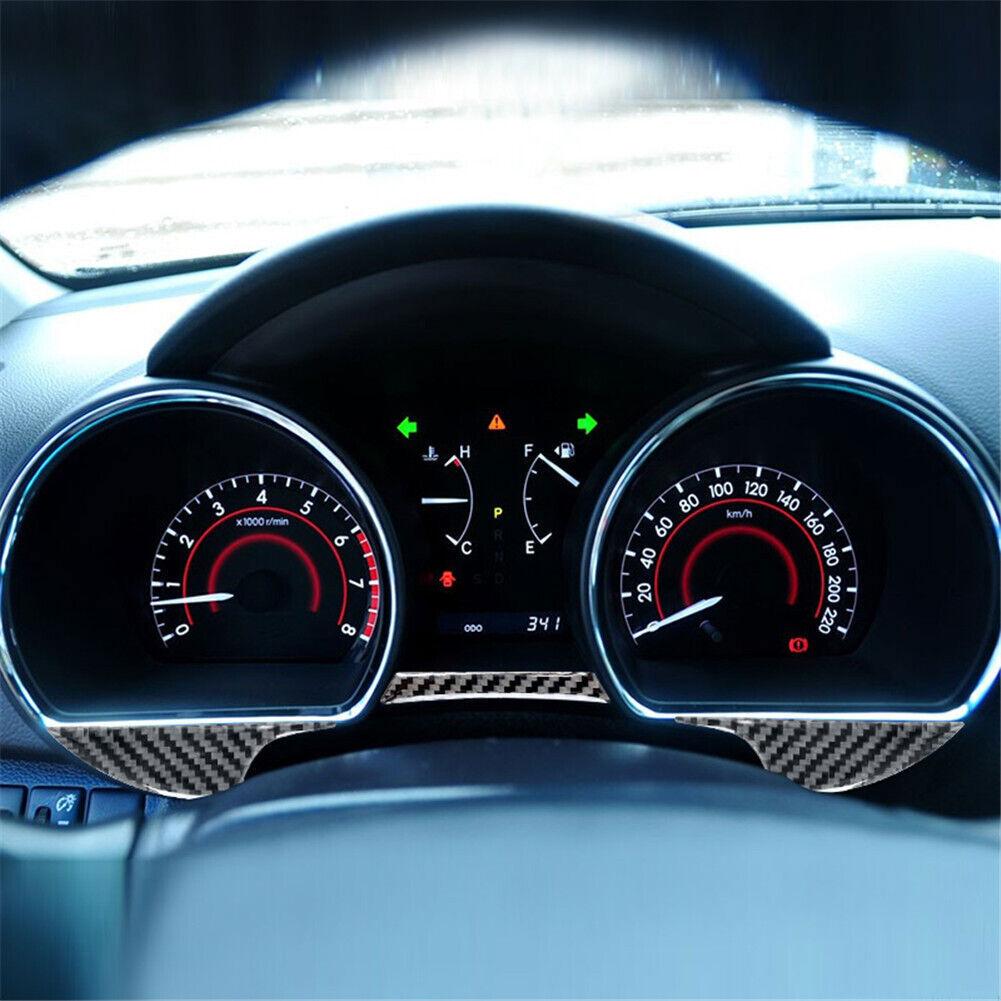 For Toyota Highlander 2009-2014 Carbon Fiber trument Speedometer Trim Cover