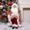 45CM Vánoční Santa Claus Plyšové Panenky Hračky Domácí dekorace Ozdoby Vánoční ozdoby Ručně vyráběné novoroční dekorace