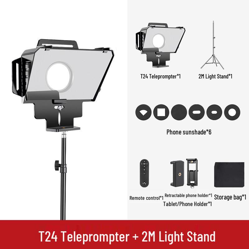 Ruiteng Portable Teleprompter for Tablets and Mobiles