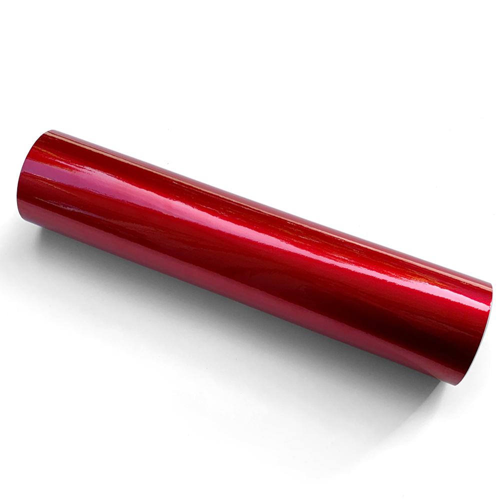Car Stickers Auroral Red Vinyl Wrap Film Waterproof Glossy Film Scratch Resistant Auto Body Decoration Tunning Car Accessories