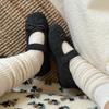 Autumn Woolen Fabric Women Flats Shoes Shoes Ladies Comfort Outdoor Warm Cotton Fur Shoes