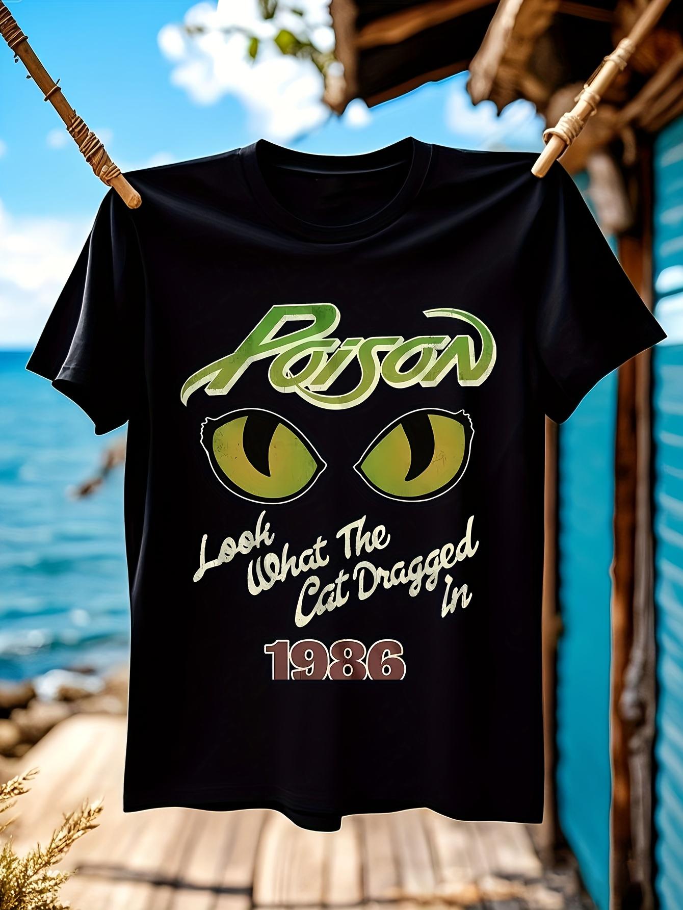 Poison Eyes Music Graphic Tshirt Graphic Tshirt - Black w... XXL