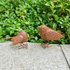 Ornament Iron Art Birds Rustic Style Outdoor Garden Decor New Metal Bird Ornament  Yard