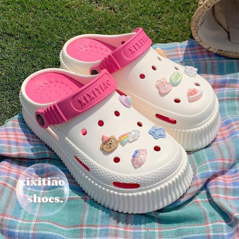 Women's Height-Boosting DIY Closed-Toe Platform Sandals