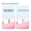 50/100 Stück Einzelverpackung Zahnseide Zahnstocher Tragbar Einweg Zahnseide Reinigen zwischen den Zähnen für Mundpflege