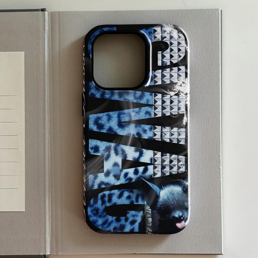 Роскошный чехол Clmj Английский дизайн для iPhone 17 16e 16 15 14 13 12 11 XR XSMAX 7 8 Air Pro Max Plus Двухслойный Swag чехол iPhone 11