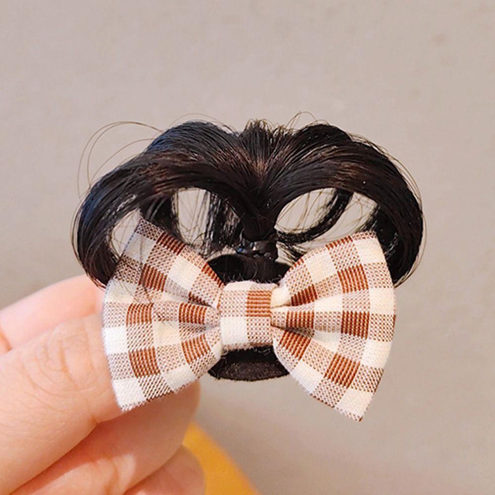 Funny Kids Wig Hairpin Headdress Flower Bow Hair Clip Headwear Baby Girl Hair Clip  Newborn