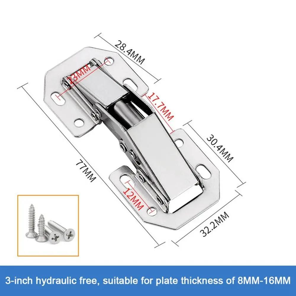 New Hardware Fast Loading Straight Arm Wardrobe Cupboard Hinge Buffer Damper Buffer Hinge Full Overlay Hinge Automatically