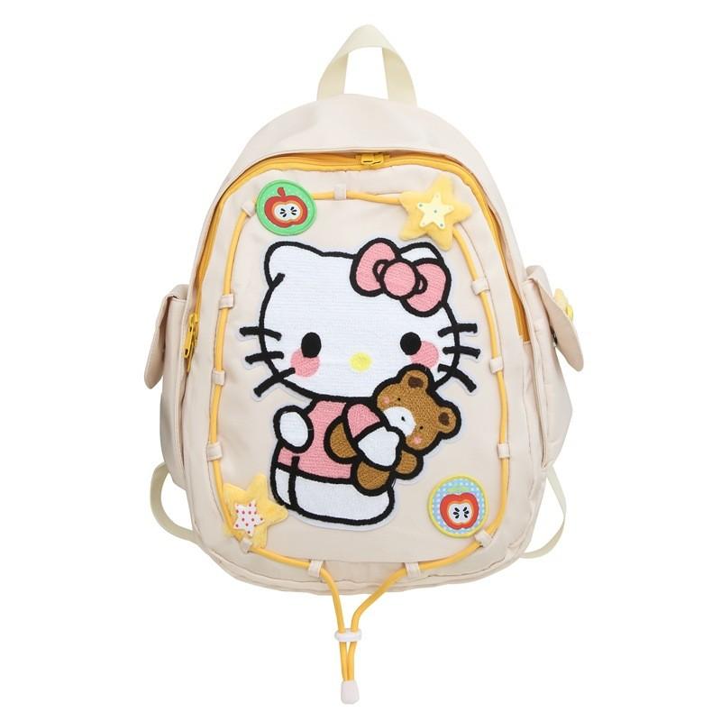 

Apple Bear Backpack Schoolbag Cartoon Travel Bag Kids Cute Gift 29*23*10cm