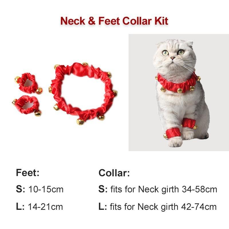 Costumi di Natale per cani e gatti domestici, divertenti costumi da Babbo Natale per cani e gatti, vestiti caldi invernali in cotone per cani, divertenti e carini