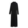 Autumn 2024 Women's European & American Slim Pleated Midi Dress
